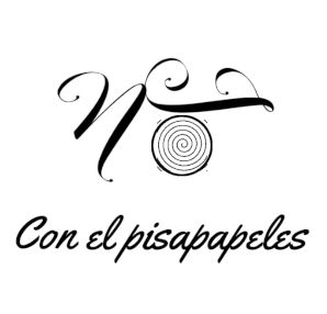 Logo corporativo conelpisapapeles negro sobre fondo blanco